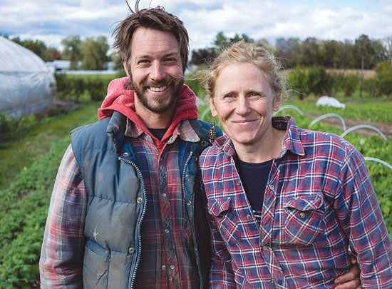 
Market farmer Jean-Martin Fortier and his wife, Maude-Hélène Desroches, earn their living on 1.5 acres of organic garden beds in Quebec.

